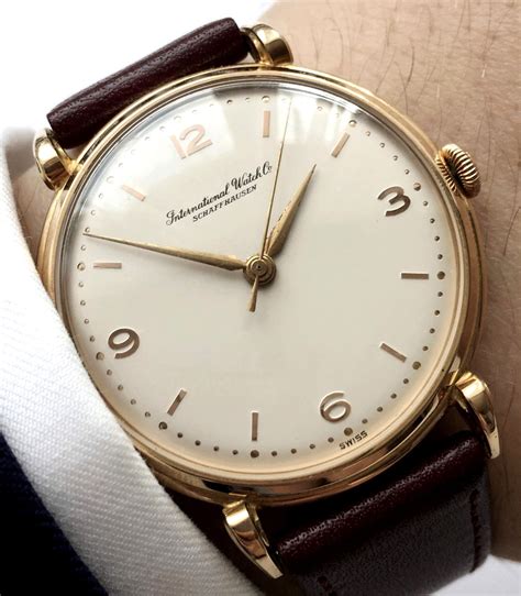 iwc gold vintage|IWC Watches .